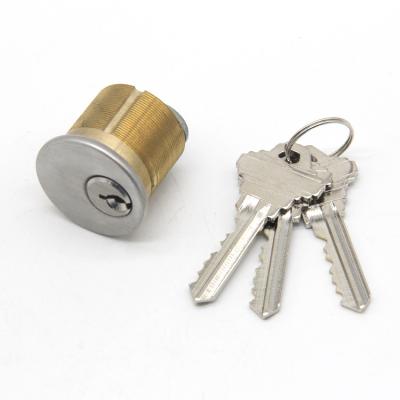 China Single Row Pins Patented American S Keyway USA High Security Brass Door Lock Cylinder for sale