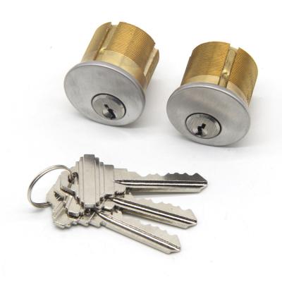 China Single Row Pins Brass USA Patented High Security Lock Cylinder For Garage Door for sale