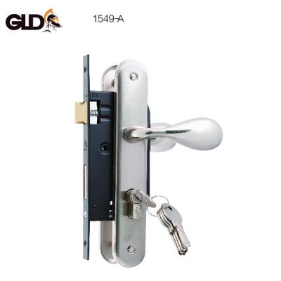 China Office Apartment Bed Mortise Lock Body Series Assemble Standard Cylinder 1549 for sale