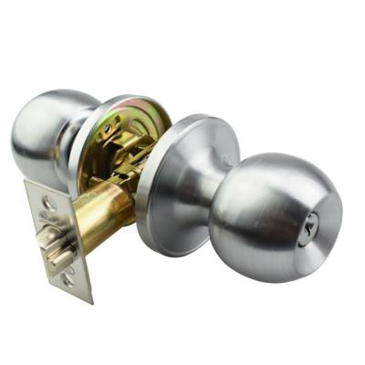 China Apartment Bathroom Bedroom Privacy Door Knob Lock Security Tubular Knob Lock For Door for sale