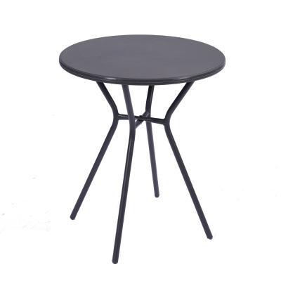 China Factory direct sale modern outdoor garden cafeteria restaurant dining plastic round table for sale