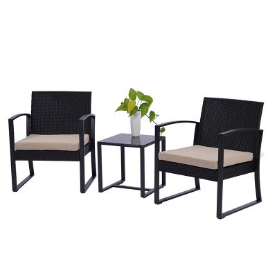 China Modern Custom Outdoor Patio Furniture Sets Plastic Bistro Table And Chair Set OEM Made for sale