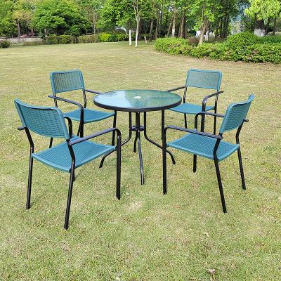 China Modern Hot Sale Garden Furniture Bistro Table Set Outdoor Dining Table And Chairs for sale