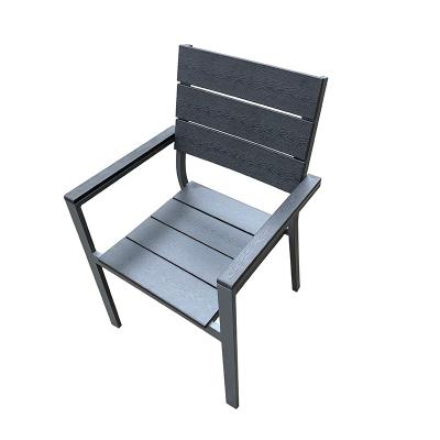 China Modern Steel Aluminum Outdoor Aluminum Garden Chair Furniture Tube Stand Stacked Family Dinner for sale