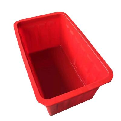 China Red Plastic Square Drinking Cup Chicken Drinking Bowl For Pigeon Poultry Drinking Bowl For Cage Feeding for sale