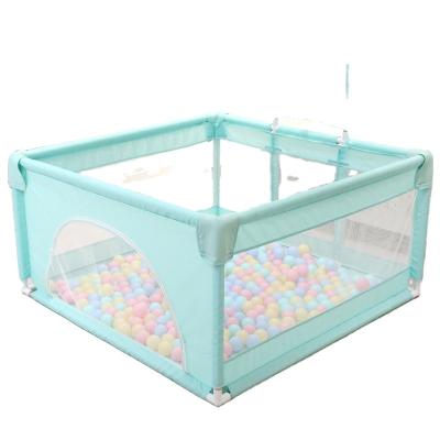 China New Design Baby Playpen Easy Folding Cute Plastic Fence With Toy Panels for sale