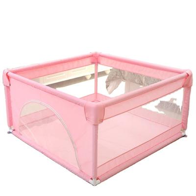 China New Design Kids Baby Playpen Easy Folding Cute Plastic Barrier With Toy Panels for sale