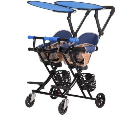 China High Quality Wholesale Price Twins Baby Stroller Double Seats Baby Safe Pram for sale