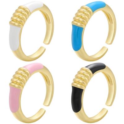 China Fashionable Ring Summer Color Ring Fluorescent Color Epoxy Accessory Ring Small for sale