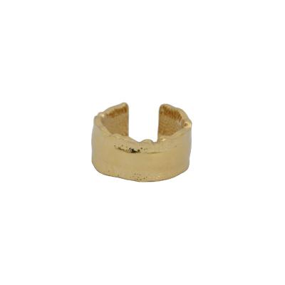 China Fashionable High Quality Rings Gift Women Simple Ring Steel Finger Ring in 14K Gold Color for sale