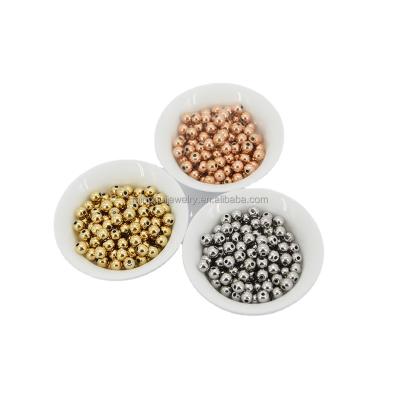 China High quality 6mm pearl stainless steel beaded accessories for dry accessory in gold, rose gold and silver colors MGBD-6MM for sale