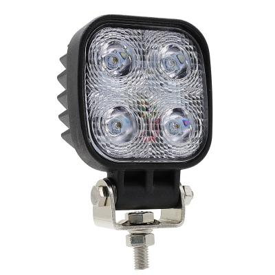 China For Truck/Tractor/Off Road/Automobile 2021 New Super Bright Mini Square Angel Eyes 20W Agricultural Vehicles Sprayer Forklift/Car Led Work Light for sale