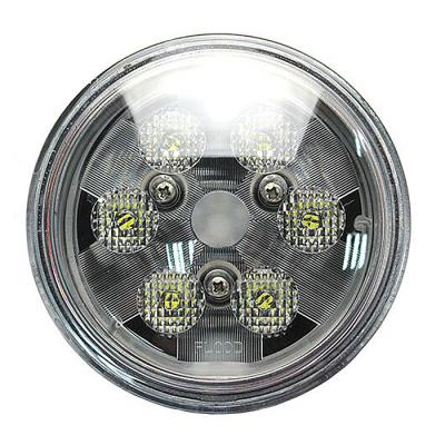 China Aluminum Alloy Wholesales Farm Agriculture Equipment Drive Light 18W Round Led Working Light For Car Truck Auto Tractor Trailer for sale