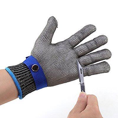 China Latest Anti-cut Wire Mesh Gloves Stainless Steel Gloves Modern Custom Made Gloves for sale