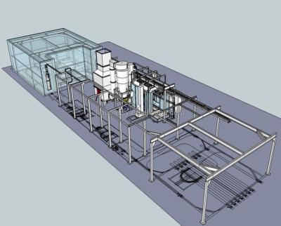 China Building Material Shops Reliable Quality Powder Coating Line For Painting Aluminum Profiles for sale