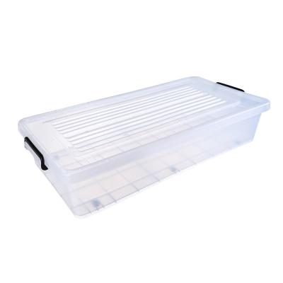 China Professionally made plastic storage box stored with lids under the bed for sale