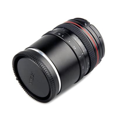 China Aluminum Glass + Optical Manual Focus Fixed Focus 50mm Portrait Lens f/1.4 Telephoto Camera Lens for sale