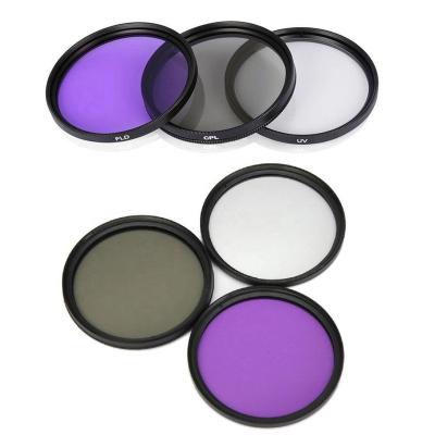 China 58MM UV+CPL+FLD 3 in 1 Lens Filter Set with Bag for Canon 58mm Nikon Pentax Camera Lens for sale