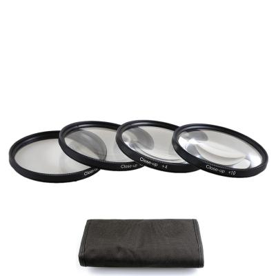 China Macro Filter Shot Lightdow 62mm 4 in 1 Macro Fine Up Lens Filter +1+2+4+10 Kits for Canon Nikon Olympus Fuji Film Pentax Cameras for sale