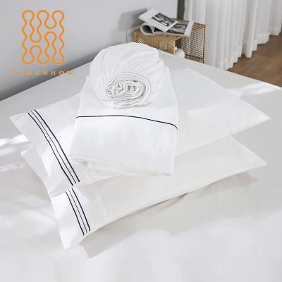 China New Design Durable Wholesale Hotel Luxury Bedding 1800 Sheets And Pillowcases Soft Easy Care Bed Sheet Set for sale