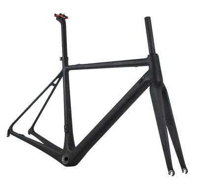 China Compatible Di2 Carbon Road Bike Compatible Comfortable Riding Super Lightweight Frame For Seatpost Included for sale