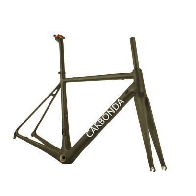 China Compatible customized DI2 logo printing chinese carbon road bike frame bb386 for sale