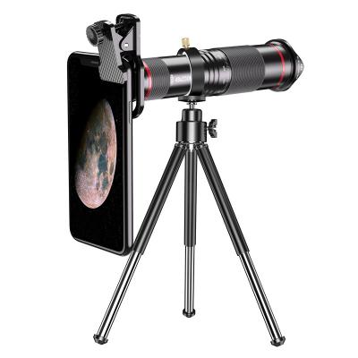 China Plastic Telephoto Telescope 48X Mobile Phone Camera Lens Monocular Kit With Tripod Mount for sale