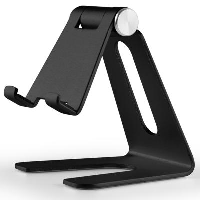 China Universal 2.5mm Thickness Aluminum Alloy Adjustable Adjustable Phone Desk Stand For Table Top for sale