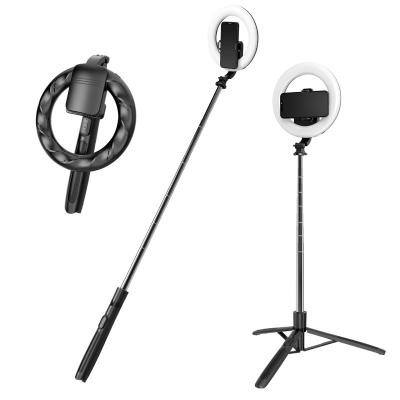 China Q05s PORTABLE 6 in 1 Bendable Table Top Lamp 8 Inch Rotating Portable Ring Light 360 Times With Tripod Stand for sale