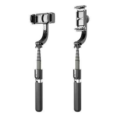 China Outdoor Anti Shake Factory Supply L08 Tripod 4 in 1 360 Rotate Anti Shake Selfie Stick 1 Axis Handheld Gimbal Stabilizer for sale