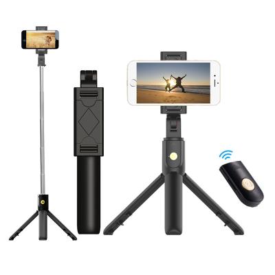 China For Smartphone Up To 6 Inch Tripod Mount Universal Remote Built-in Selfie Stick K07 for sale