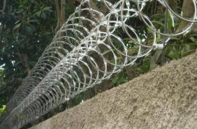 China Ultra Durable Barrier Razor Fence Wire Anti Aging Neat Appearance BTO-10 BTO-12 for sale