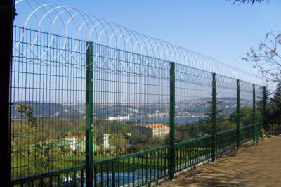 China Razor Barbed Wire Barrier Fencing , Razor Concertina Wire CBT-65 / BTO-22 for sale