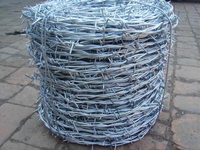 China Long Life Electric Galvanized Barbed Wire , Barbed Fencing Wire For Prison for sale