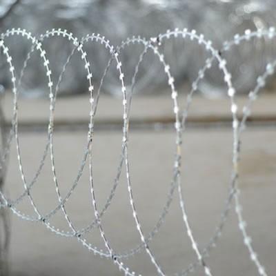 China 500mm 700mm Galvanized Barbed Wire for sale