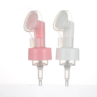 Chine 40/410 42/410 plastique blanc/rose lisse avec couvercle transparent pour bouteille de pompe à mousse à vendre