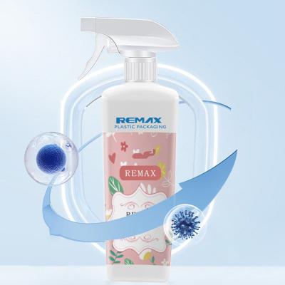 China 400 ml Rectángulo de plástico blanco liso con espuma blanca para botella de pulverización en venta