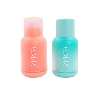 Cina 30ml 50ml colore arcobaleno vuoto PET materiale plastico doppio strato bottiglia di lozione produttore cinese in vendita