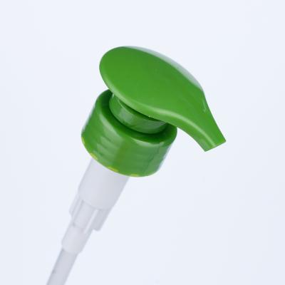 Chine 33/410 Tête de pompe ronde vert foncé Tête de pompe de lotion en plastique pour shampooing et bouteilles de lotion pour le nettoyage du corps et les soins capillaires à vendre