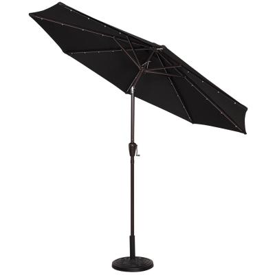 China Wholesale 2021 Modern Sun Protection LED Beach Umbrella Garden Patio Outdoor Windproof Umbrella for sale