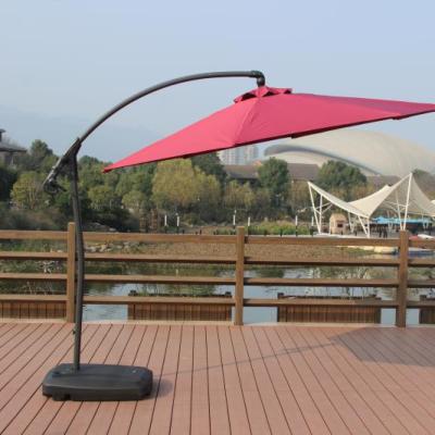 China 2021 Outdoor Garden Umbrella Parasol Customized by Factory Sale LED Contemporary Large Size Umbrella Solar Parasol for sale