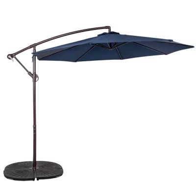 China Largest Modern Fashion 3.5m Garden Park Fishing Umbrella Beach Patio Sunshade Banana Umbrella for sale