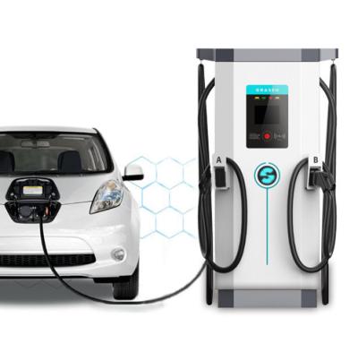 China Commercial Manufacturer 60kw 120kw Ccs Chademo CCS Ev Dc Stack Electric Vehicle Charging Station Charger With 2Gun GSCS180HY2 for sale