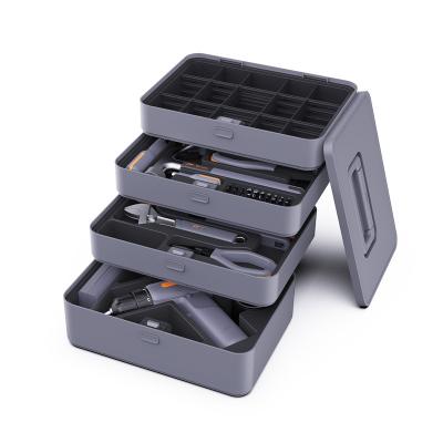 China JIMIBOX X4-ABCD Multi Plastic Cases Professional Storage Home Use Household Maintenance Packing General Tool Kit for sale