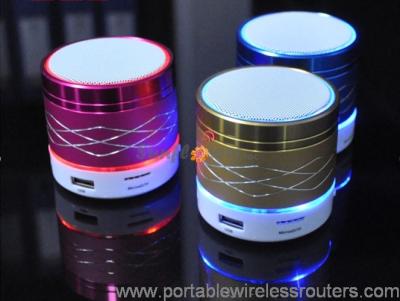 China Mini Colorful Light Shinning marquee Portable Bluethooth Speaker support mobile remote control operation for sale