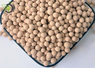 China Defined Pore Molecular Sieve Desiccant Zeolite Pellets 3A 3.0 - 5.0MM Sodium Ions for sale