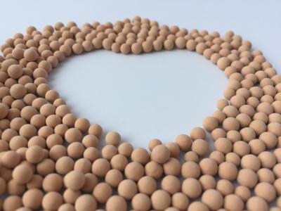 China Compressive Strength 85N And 4A Molecular Sieve Desiccant Spheric Particle For Dehydration for sale