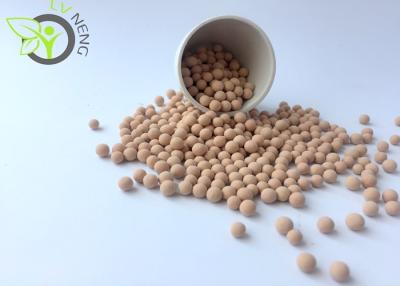 China Beige Molecular Sieve 3a Water Adsorption Capacity For Natural Gas Dehydration for sale