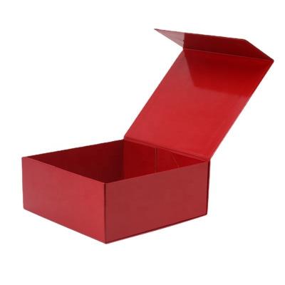 China Recycled Materials Custom Printing Logo Folding Packaging Luxury Gift Boxes Clothing Magnetic Folding Shoe Packaging Foldable Paper Box for sale