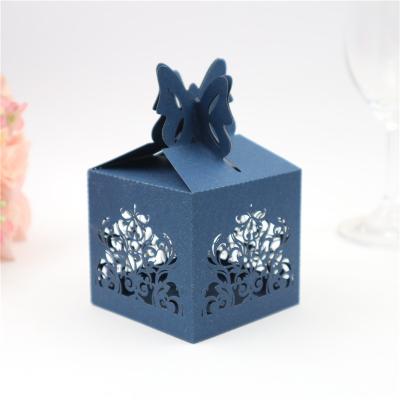 China Handmade Ceremony Candy Packaging Laser Cut Ballet Favor Boxes For Wedding / Baby Name To Do Wedding Favor Boxes for sale